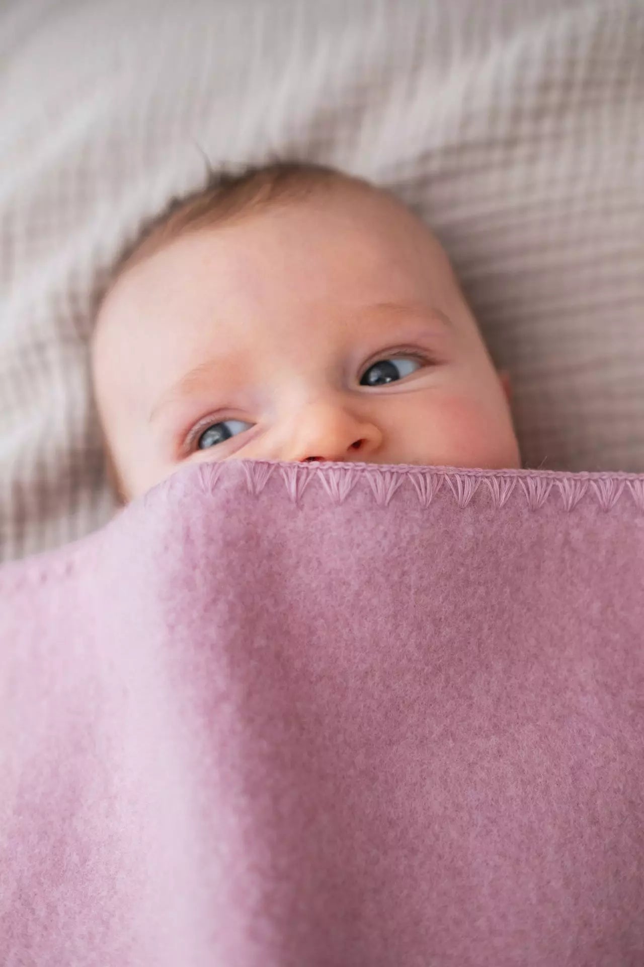 Deka z merino vlny ENGEL NATUR - Rose melange