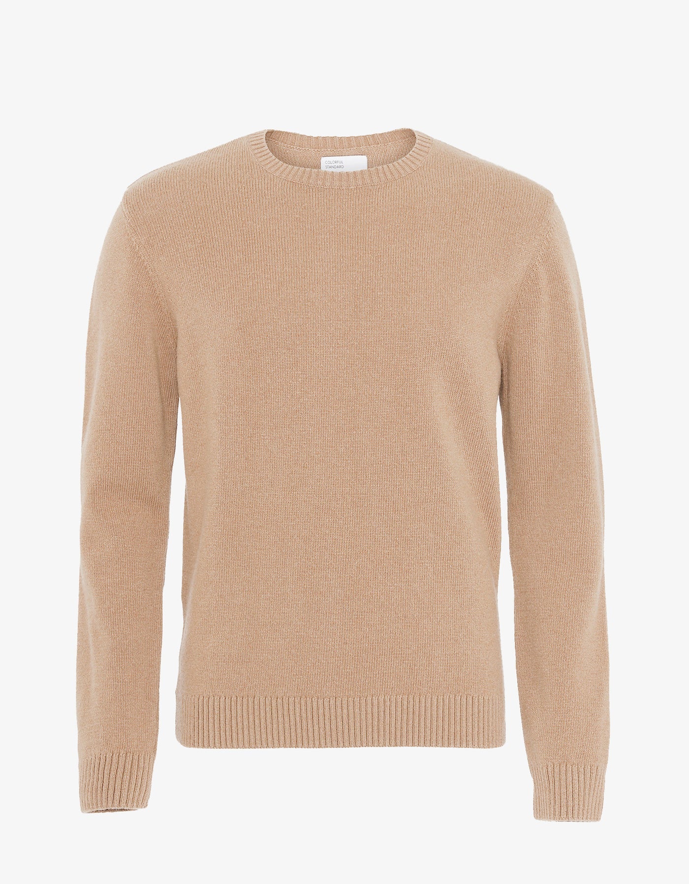 Merino svetrík COLORFUL STANDARD Crew - Honey beige