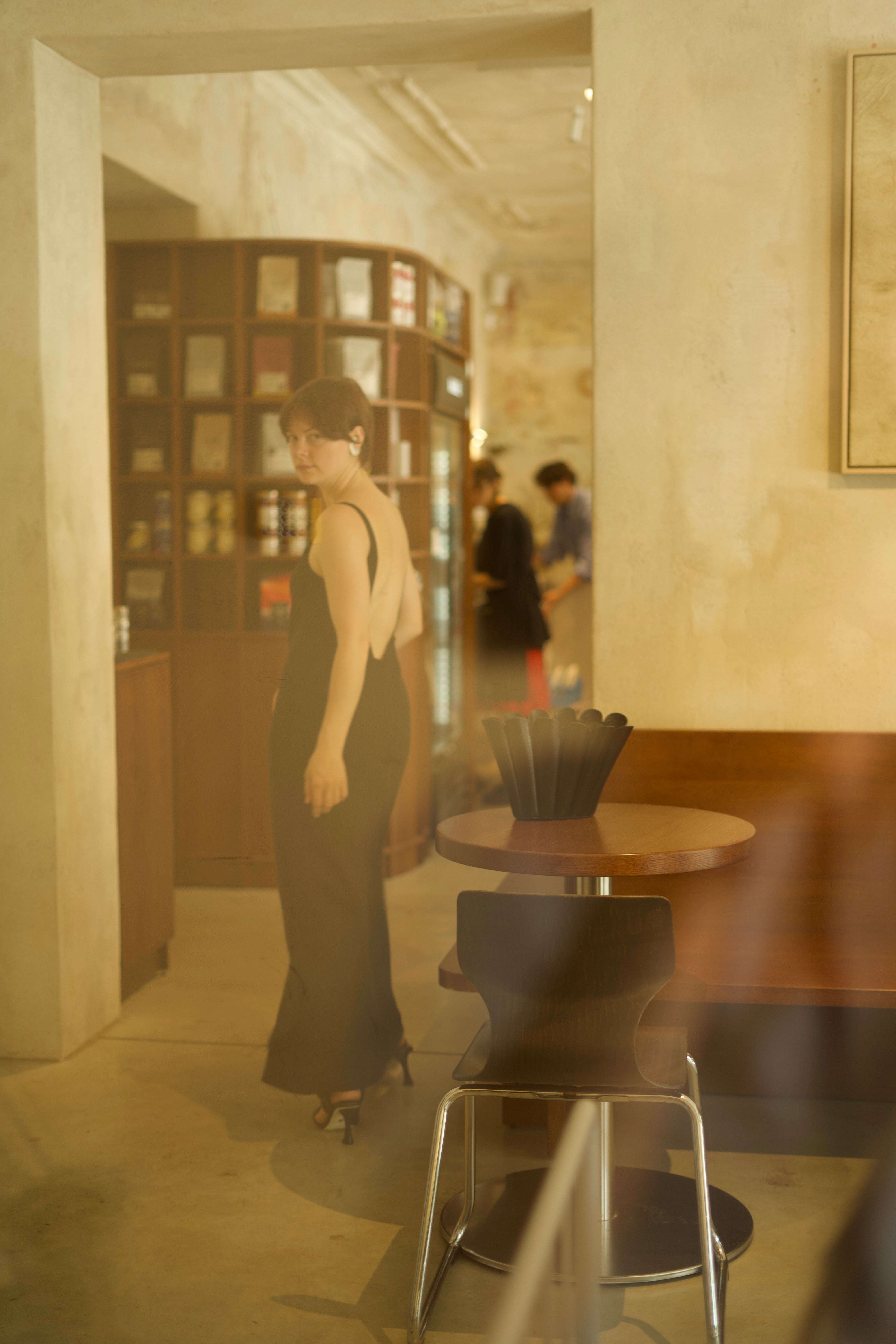 Dlhé šaty čierne KREM Poppy