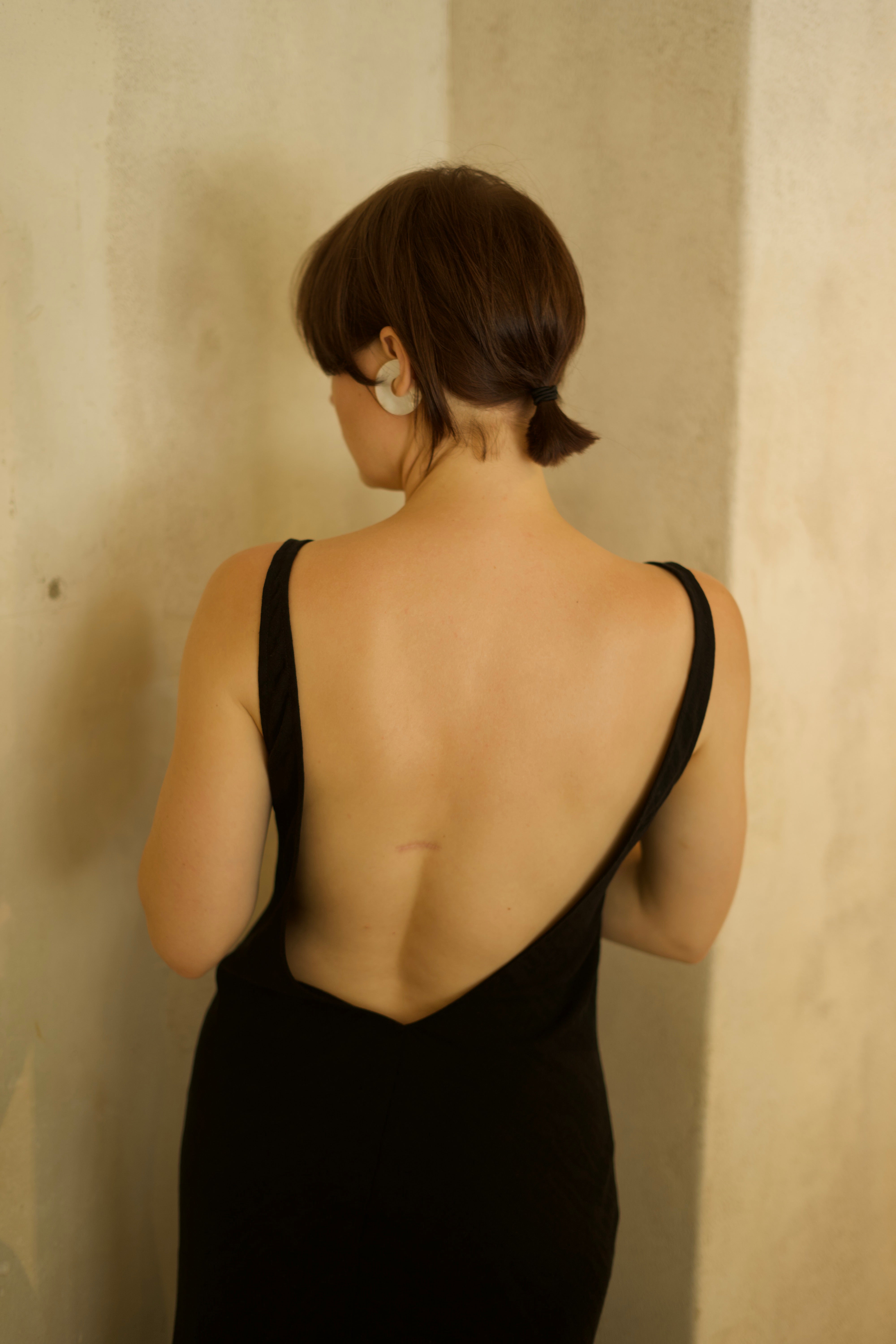 Dlhé šaty čierne KREM Poppy