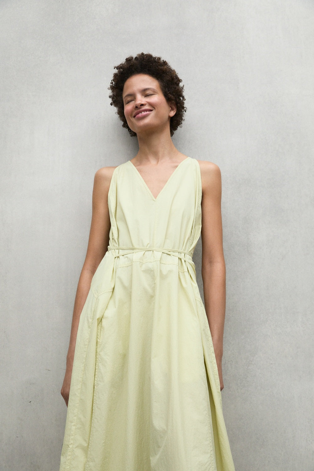 Maxi šaty ECOALF Anatasa - Vanilla