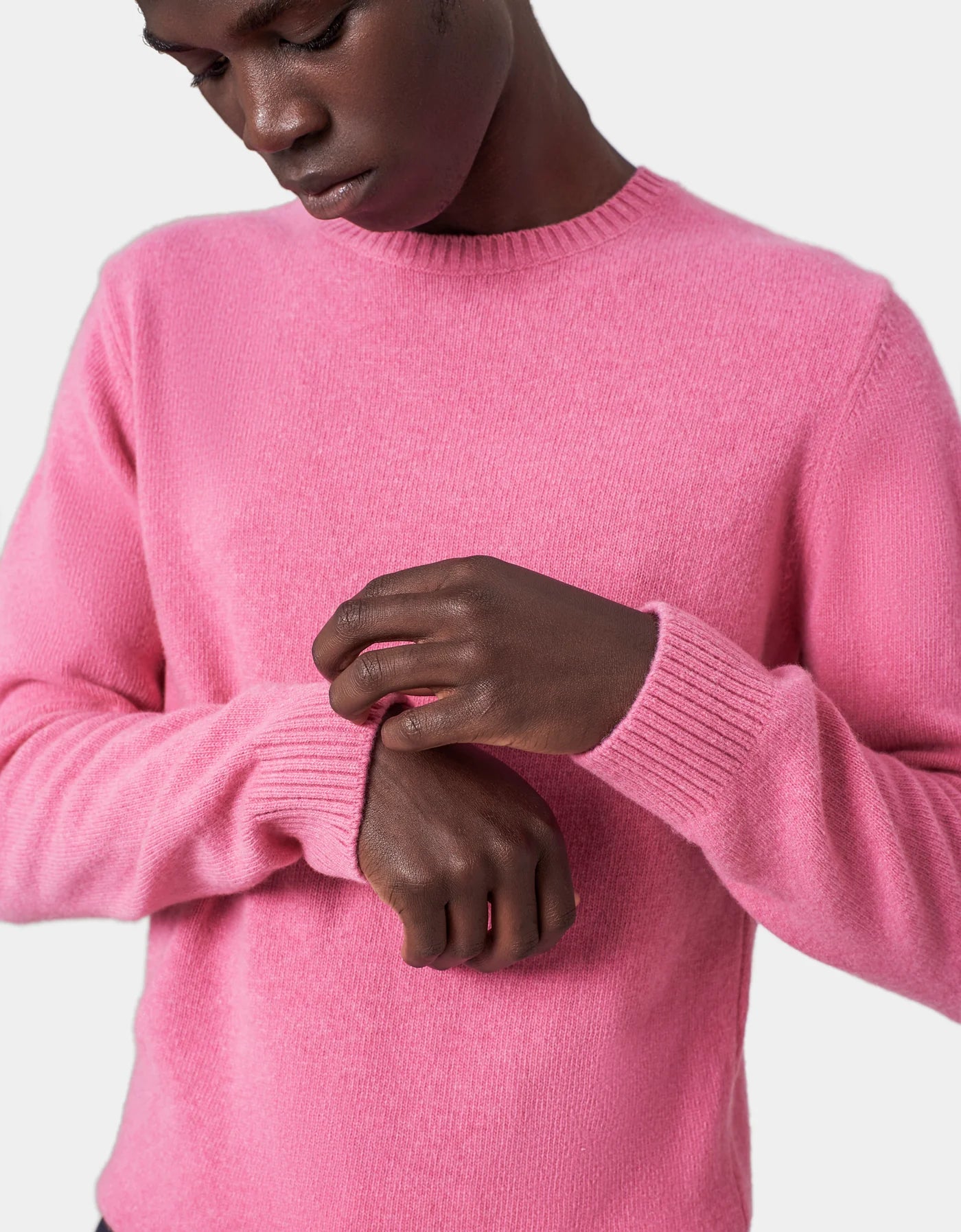 Merino svetrík COLORFUL STANDARD - Bubblegum pink