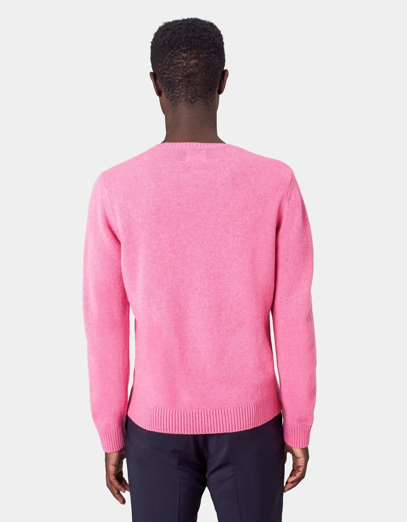 Merino svetrík COLORFUL STANDARD - Bubblegum pink