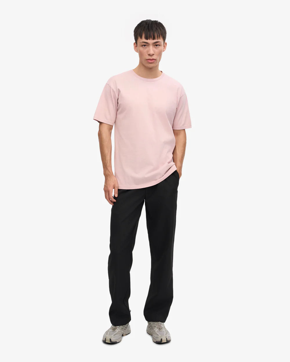 Organické tričko COLORFUL STANDARD Tee - Faded Pink