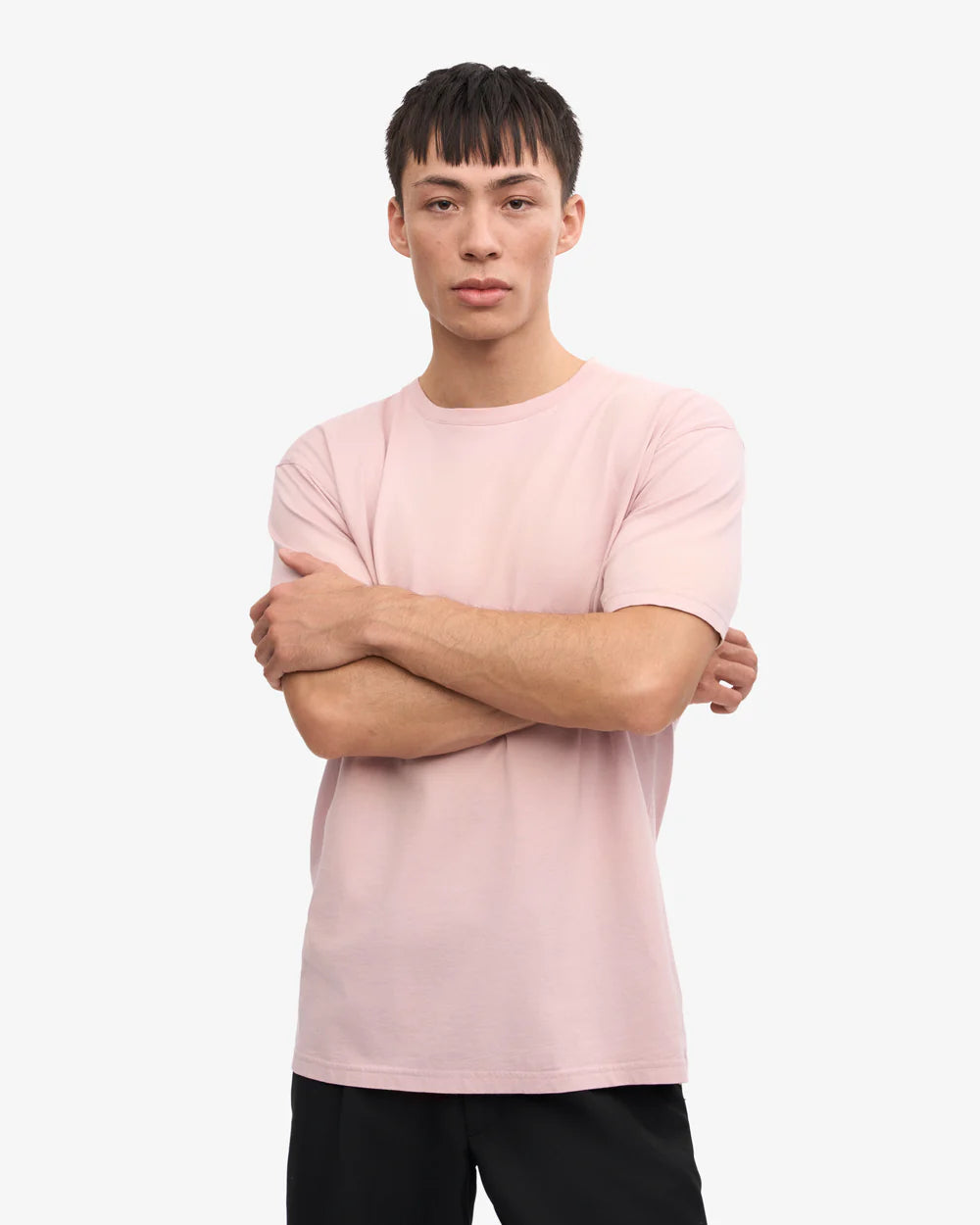 Organické tričko COLORFUL STANDARD Tee - Faded Pink