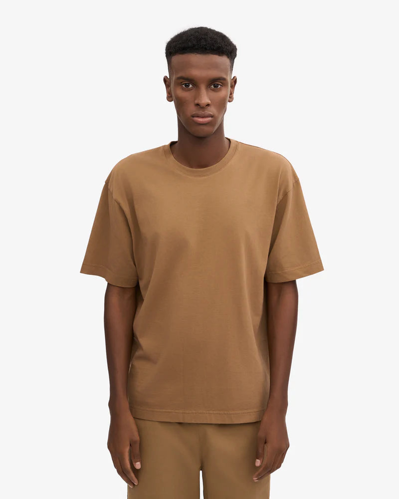 Unisex oversized tričko COLORFUL STANDARD - Sahara Camel